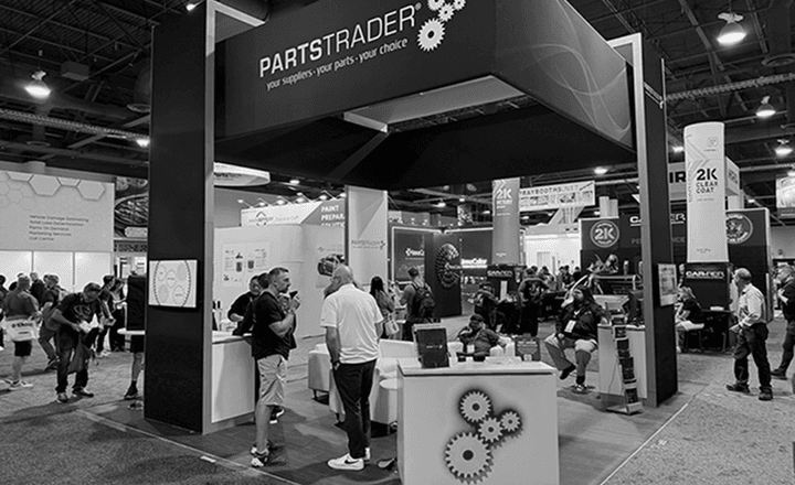 Inventera exhibition booth showcase